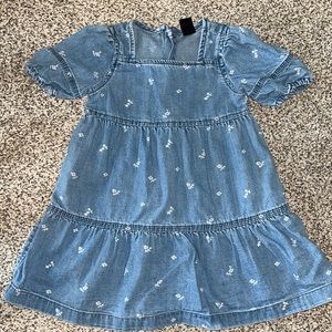 GAP girls 3 denim flower dress - GREAT CONDITION